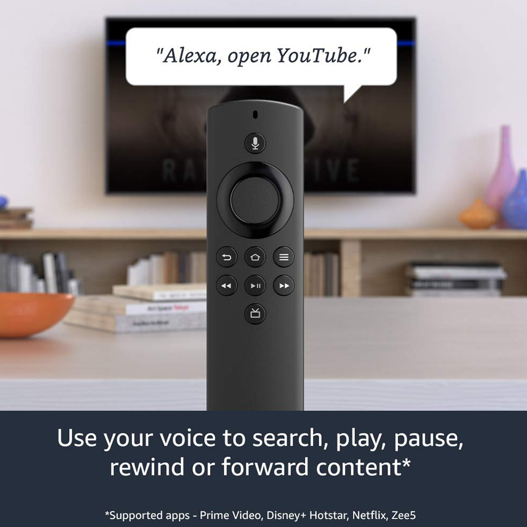 Fire TV Stick Lite with Alexa Voice Remote Lite, our most