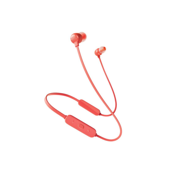 JBL Tune 115BT in-Ear Wireless Headphones with Deep Bass, 8-Hour Battery Life and Quick Charging (Coral)