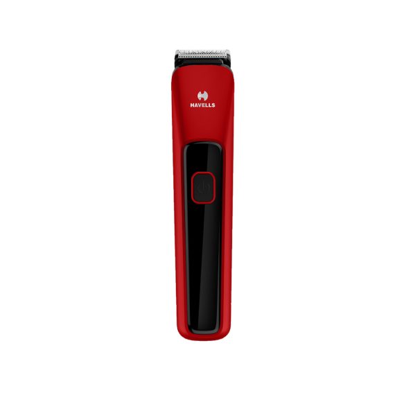 HAVELLS BT5111C Cordless Beard Trimmer with Comb (Black & Red) Runtime 45 min Trimmer for Men & Women (Red, Black)