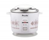 Preethi RC-321 2.2-Litre Double Pan Electric Rice Cooker (2.2 L, White & Red)