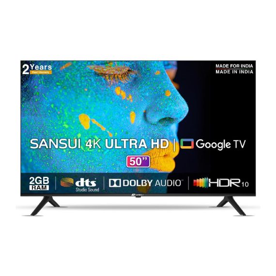 Sansui 127cm (50 inch) 4K Ultra HD LED Google TV (JSW50GSUHD)