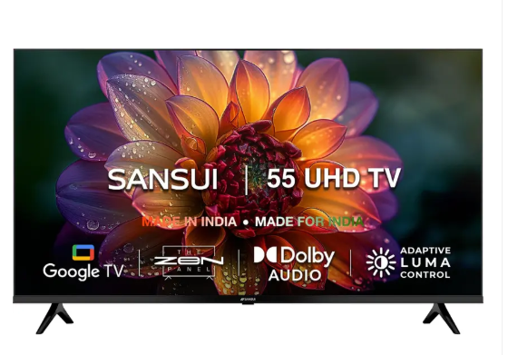 Sansui 140 cm (55 inch) Ultra HD (4K) LED Smart Google TV JSWG55GSUHD