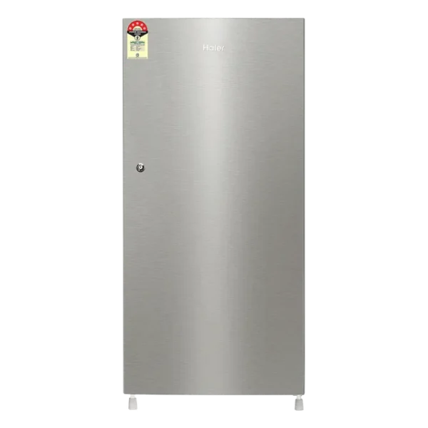 Haier 190 Litres 5 Star Direct Cool Single Door Refrigerator with One Hour Icing Technology (HRD-2105BNS-P, Nickel Steel)