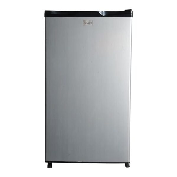 GEM 92 L 1 Star Direct Cool Single Door Mini Refrigerator GRDN-120HSTP, Hairline Silver