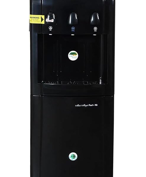 Voltas Minimagic Pearl RB Hot, Cold and Normal Floor Standing Water Dispenser (Black), 15L
