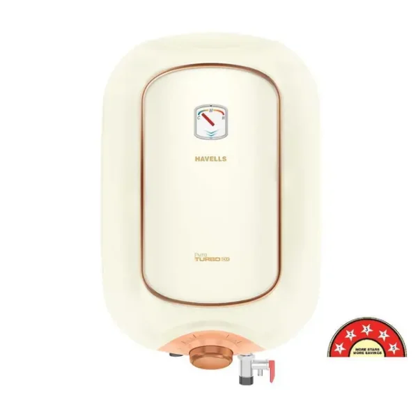 Havells PURO TURBO DX 10 Litres Vertical Storage Water Geysers (GHWAPFTPI010 Ivory Pink)