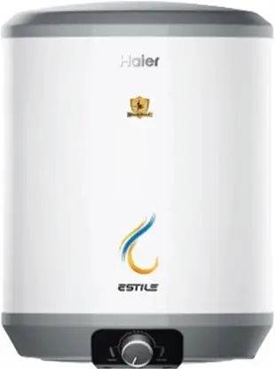 Haier 10 L Storage Water Geyser (ES10V-ESTILE, White) (White)