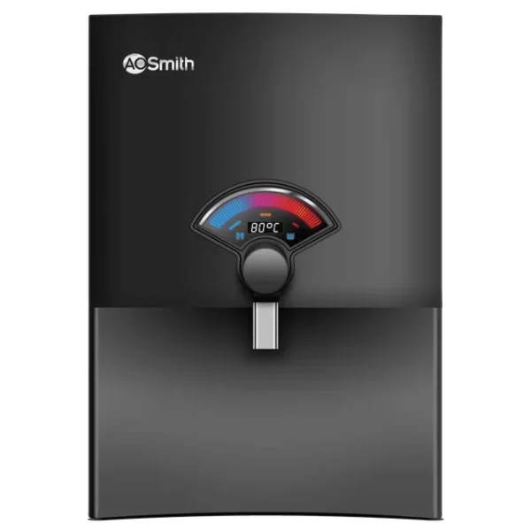 AO Smith Proplanet P8 6.5L RO + SCMT Hot & Cold Water Purifier with Advance Alert Technology (Black)