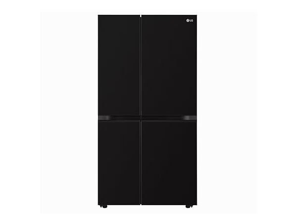 LG 650L Side-by-Side Refrigerator 3-Star GL-B257JWB3 Convertible, Multi-Air Flow, Auto Smart Connect, Western Black