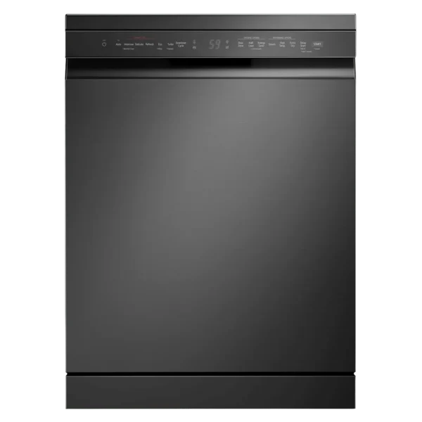 LG 15 Place Settings with TrueSteam Technology Freestanding Dishwasher (DFB335HM, Matte Black, Auto Open Door, QuadWash, EasyRack Plus-Easy to load all types of utensils, Direct Drive Motor & Wi-Fi)