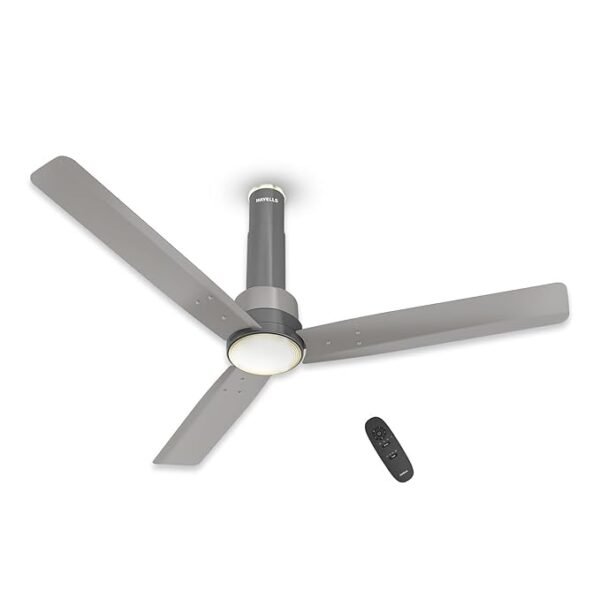 Havells 1200mm Elio Prime BLDC Ceiling Fan, Remote Controlled, High Air Delivery Fan - FHCE15SSLM48