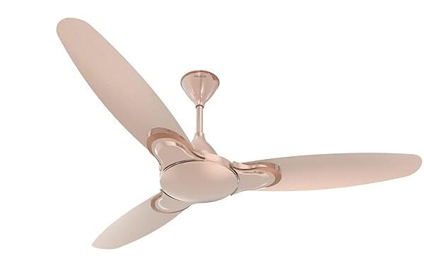 Polycab 1200mm Ceiling Fan Vital Petal Hs 1 Star (Metallic Rose Gold)