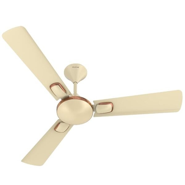 Polycab Aerobliss 1200 mm 1 Star Ceiling Fan (Honey Gold)