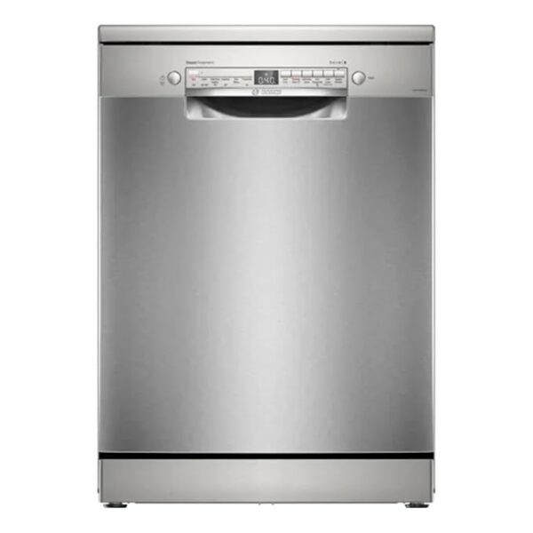 Bosch Series 6 14 Place Settings Free-standing Dishwasher (SMS6IKI01I, 60 cm, Brushed Steel, Anti-Fingerprint, Wi-Fi Enabled, EcoSilence Drive)