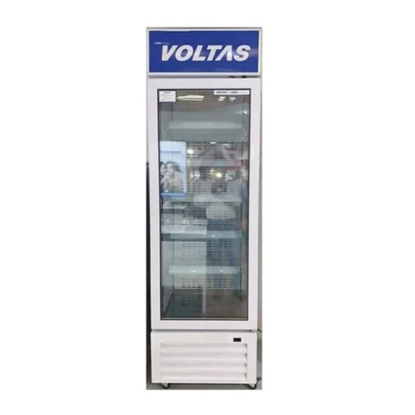Voltas VF GT 400 SD Visi Freezer Single Door, 400 Liters, Grey