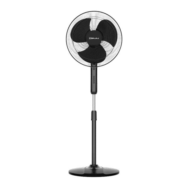 Bajaj Neo Spectrum 400 Mm Pedestal Fan For Home, 100% Coppermotor, High Air Delivery, 3 Speed Control, (Black)