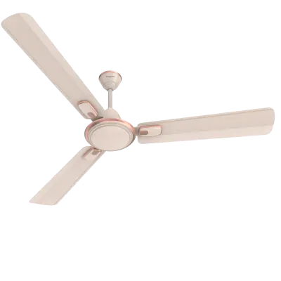 Polycab Zoomer Prime 1200mm 5-Star BLDC, Remote Ceiling fan for home, (Beige Rose Gold)