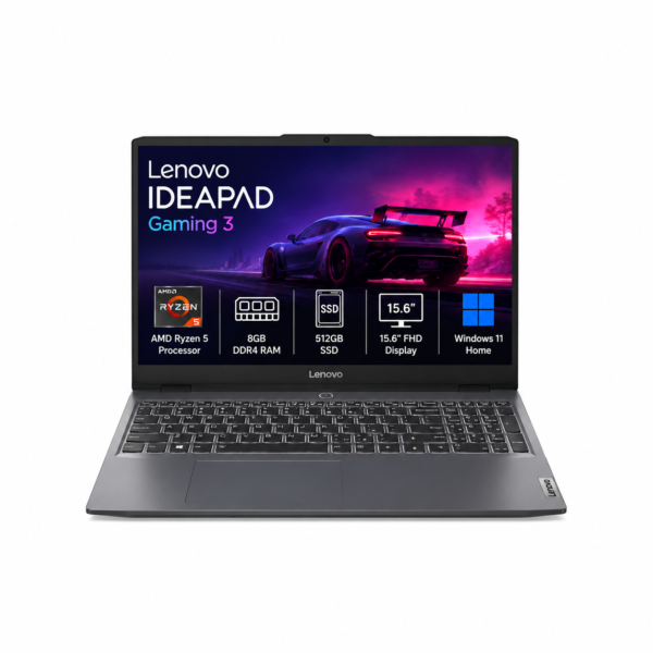 Lenovo IdeaPad Gaming 3 Laptop Ryzen 5, 8GB RAM, 512GB SSD - 82X700HJIN