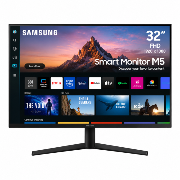 Samsung Smart Monitor M5 32-inch Full HD Smart Monitor - LS32FM500EWXXL