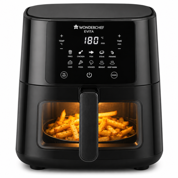 Wonderchef Air Fryer Evita 6.5L Digital AF Window (63155177)
