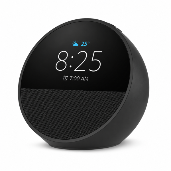 Amazon Echo Spot Black with Alexa Smart Alarm Clock